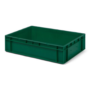 Euro-Format Stacking Container TK 600/145-0, 145x600x400 mm (HxWxD), closed walls - bottom, 26 Litre, Mat.: Polypropylene