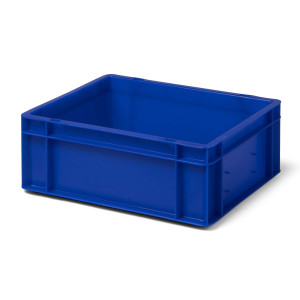 Euro-Format Stacking Container TK 400/145-0, 145x400x300 mm (HxWxD), closed walls - bottom, 13 Litre, Mat.: Polypropylene