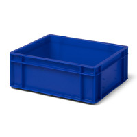 Euro-Format Stacking Container TK 400/145-0, 145x400x300 mm (HxWxD), closed walls - bottom, 13 Litre, Mat.: Polypropylene