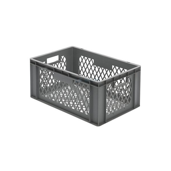 Multi-Purpose stacking container, 270x600x400 mm (hxwxd), perforated walls and bottom, 51 litre, mat.: polypropylene