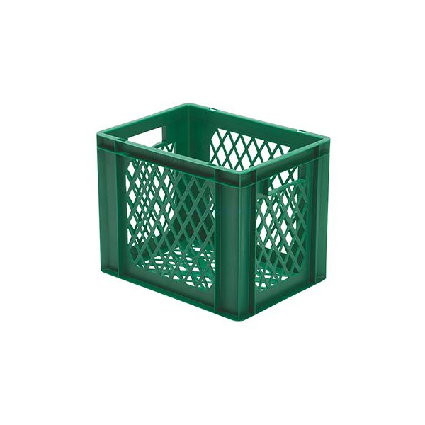 Euro-Format Stacking Container TK 400/320-2, 320x400x300 mm (HxWxD), perforated walls -bottom, 29 Litre, Mat.: Polypropylene