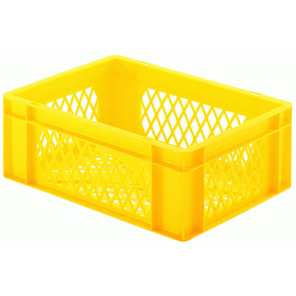 Euro-Format Stacking Container TK 400/145-2, 145x400x300 mm (HxWxD), perforated walls -bottom, 13 Litre, Mat.: Polypropylene