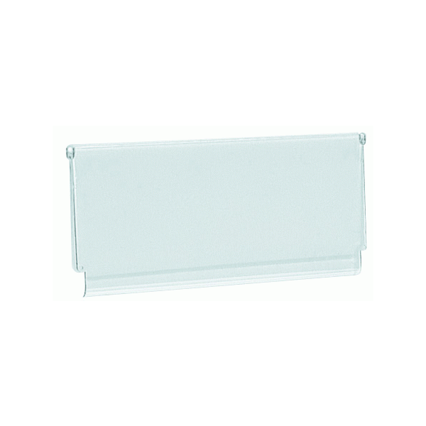 Trennwand / Querteiler RK/T 186, für Regalkästen 186 mm breit, transparent, aus Ps