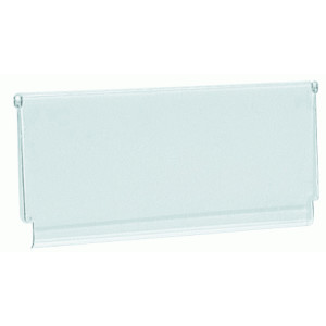 Trennwand / Querteiler RK/T 186, für Regalkästen 186 mm breit, transparent, aus Ps