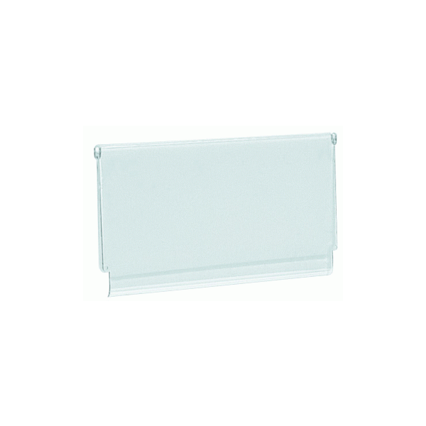 Trennwand RK/T 152, transparent für Regalkästen 152 mm breit, aus PS