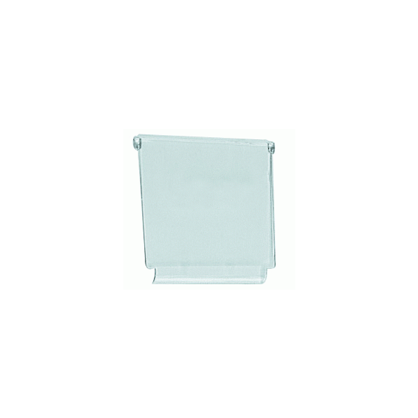 Trennwand / Querteiler für Regalkästen RK u. KB 93 mm breit, transparent, aus PS