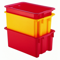 Dreh-Stapel-Behälter LB 60/40, 600 x 400 x 250 mm (LxBxH), aus PP, lebensmittelecht