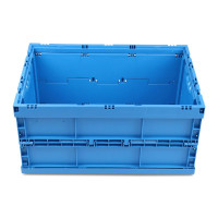 Faltbox FB 6/320, rot, blau, grün, oder gelb, 600x400x320 mm (LxBxH), 66 Liter, Wände u. Boden geschlossen, aus PP