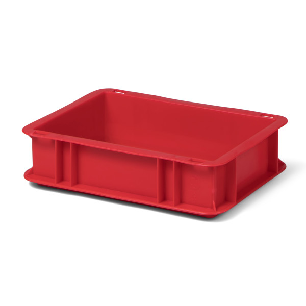 Euro-Format Stacking Container TK 300/75-0, 75x300x200 mm (HxWxD),closed Walls-Bottom, 2,7 Litre, Mat.: Polypropylene