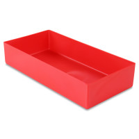 Insertable bin 40/1, 198x11x40 mm, industry standard for drawers, assortment boxes, made of polystyrene