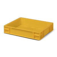 Euro-Format Stacking Container TK 400/75-0, 75x400x300 mm (HxWxD),closed Walls-Bottom, 7 Litre, Mat.: Polypropylene