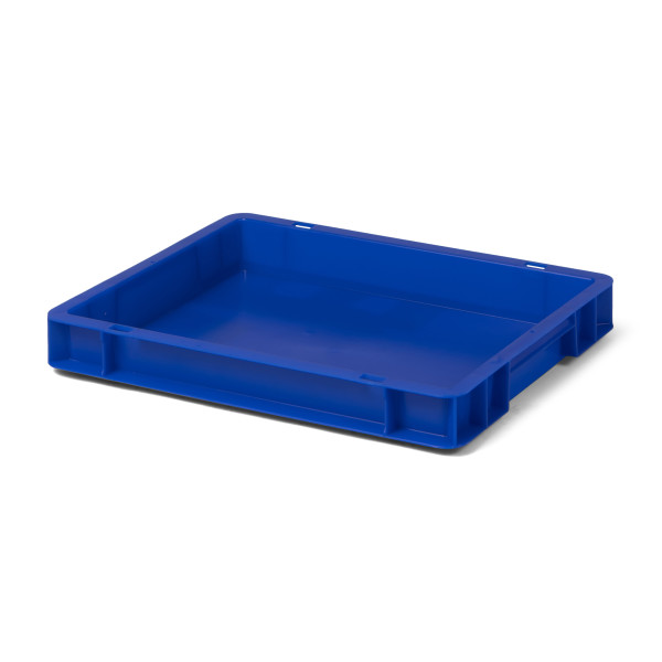 Euro-Format Stacking Container TK 400/50-0, 50x400x300 mm (HxWxD), Closed Walls - Bottom, 4.5 Litre, Mat.: Polypropylene