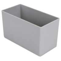 Insertable bin 63/2, 108x54x63 mm, industry standard for drawers, assortment boxes, made of polystyrene