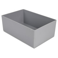 Insertable bin 63/4, 162x108x63 mm, industry standard for drawers, assortment boxes, made of polystyrene