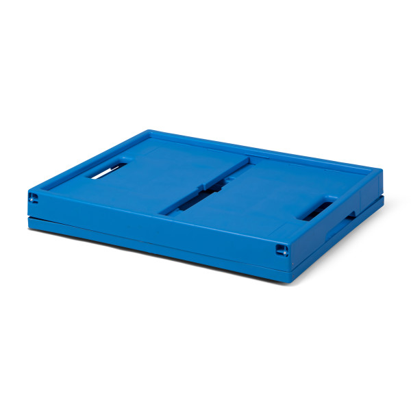 Faltbox FB 475/240, Sondermaß: 475 x 350 x 240 mm (LxBxH), blau, 32 Liter, aus PP