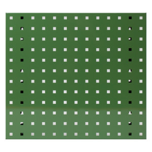 Werkzeug-Lochwand-Platte, 493 x 456 mm (LxB),rot, grün, blau, grau o. anthrazitgrau, Lochraster: 38 mm, pulverbeschichtet