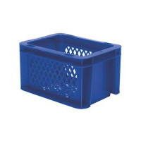 Euro-Format Stacking Container TK 200/120-2, 120x200x150 mm (HxWxD), perforated walls - bottom, 2 Litre, Mat.: Polypropylene