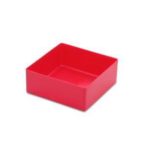 25 pcs. insertable bins 40/2, 99x99x40 mm, red, industry...