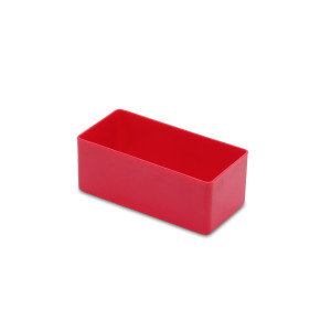 25 pcs. insertable bins 40/3, 99x49x40 mm, red, industry...