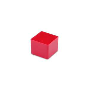 25 pcs. insertable bins 40/4, 49x49x40 mm, red, industry...