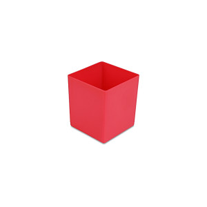 25 pcs. insertable bins 63/1, 54x54x63 mm, red, industry...