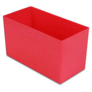 25 pcs. insertable bins 63/2, 108x54x63 mm, red, industry...