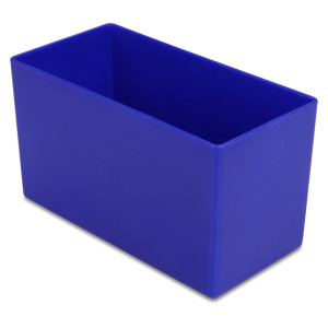 25 pcs. insertable bins 63/2, 108x54x63 mm, blue,...