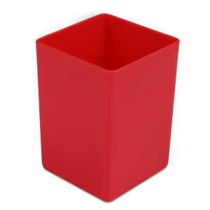 25 pcs. insertable bins 70/2, 49x49x70 mm, red, industry...