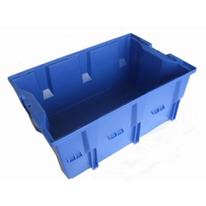 DLK 1, Dreh-Stapelkasten, blau, 480 x 312 x 300 mm, aus PP