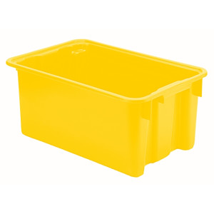 Dreh-Stapel-Behälter LB 60/40, gelb, 600 x 400 x 250...