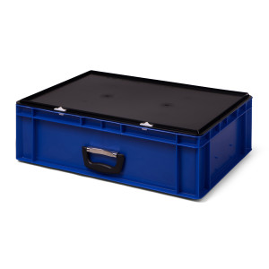 Euro-Stapel-Koffer EKO-1L-6175, blau, stapelbare...