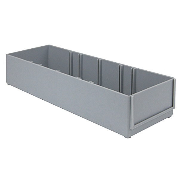 10 pcs Insertable shelf bins, Type D, 270x90x50 mm, made of polystyrene