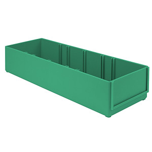 10 pcs Insertable shelf bins, Type D, green, 270x90x50...