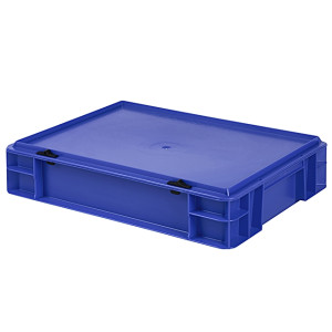 Bi-Color-Design Stapelbox BICO 4075, blau, mit...