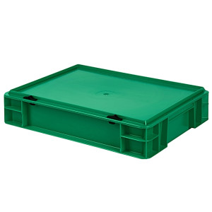 Bi-Color-Design Stapelbox BICO 4075, grün, mit...