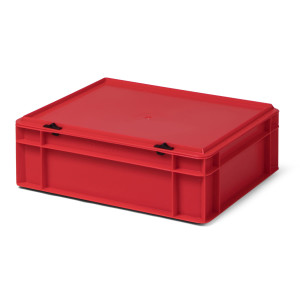 Bi-Color-Design Stapelbox BICO 4120, rot mit...