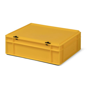 Bi-Color-Design Stapelbox BICO 4120, gelb, mit...