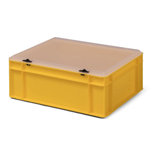 Bi-Color-Design Stapelbox BICO 4145, gelb, mit...