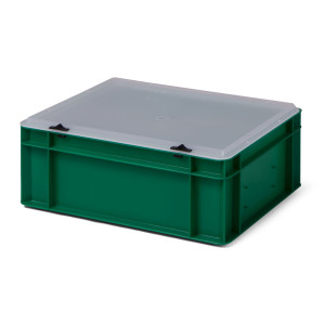 Bi-Color-Design Stapelbox BICO 4145, grün, mit...