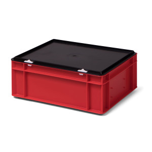 Bi-Color-Design Stapelbox BICO 4145, rot, mit...