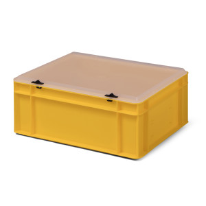 Bi-Color-Design Stapelbox BICO 4175, gelb, mit...