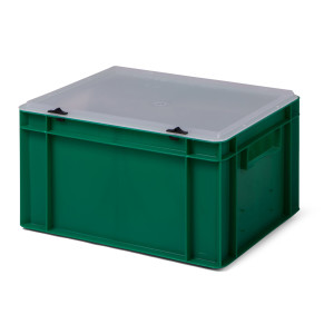 Bi-Color-Design Stapelbox BICO 4210, grün, mit...
