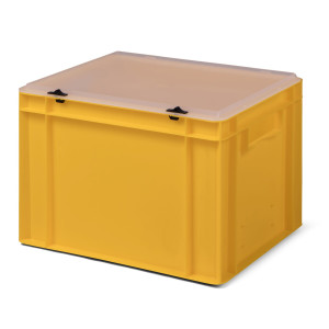 Bi-Color-Design Stapelbox BICO 4270, gelb, mit...
