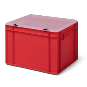 Bi-Color-Design Stapelbox BICO 4270, rot, mit...