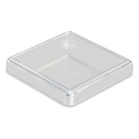 25 pcs. insertable bins 23/1 with lids, 54x54x23 mm, red, industry standard for drawers, assortment boxes, made of polystyrene