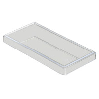 25 pcs. transparent lids for insertable bins 23/2, 108x54x23 mm 