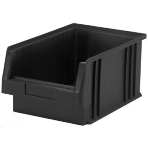 VE (10 St.) ESD-Sichtlagerbox PLKL 2, leitfähig, 330/300x210x150 mm (lxbxh)