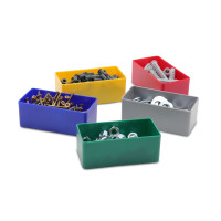 25 pcs. insertable bins 40/3, 99x49x40 mm, industry standard for drawers, assortment boxes, made of polystyrene
