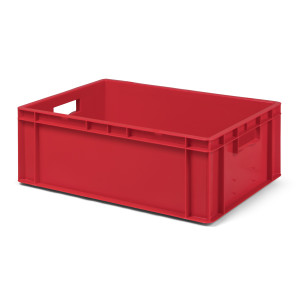 Euro-Format Stacking Container TK 600/210-0, 210x600x400 mm (HxWxD), closed walls - bottom, 40 Litre, Mat.: Polypropylene