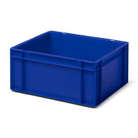 Euro-Format Stacking Container TK 400/175-0, 175x400x300 mm (HxWxD), closed walls - bottom, 15 Litre, Mat.: Polypropylene